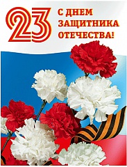 С ДНЕМ ЗАЩИТНИКА ОТЕЧЕСТВА!